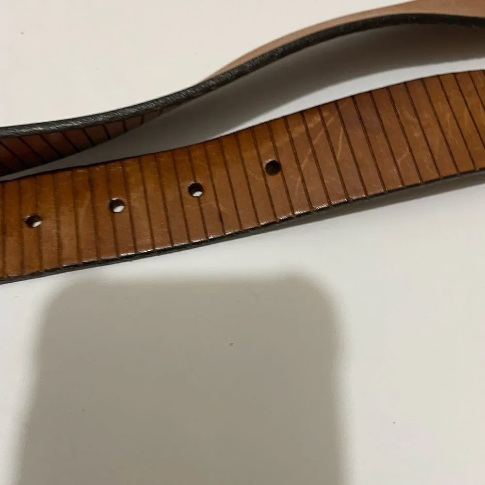COPY - Allen Edmonds men’s brown Calf Belt handcrafted in USA